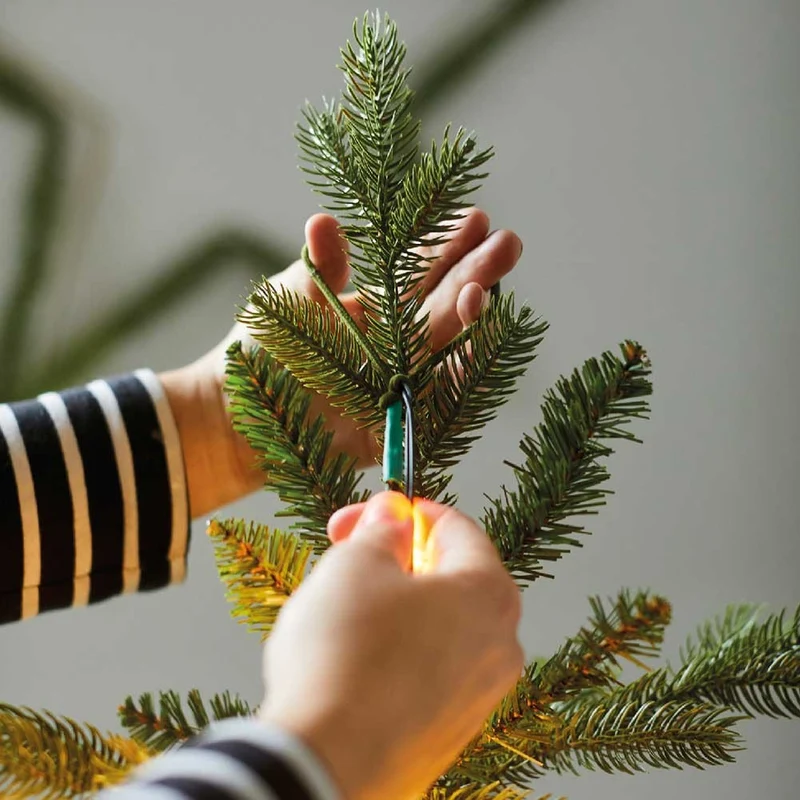 408 MICROLED BIANCO FREDDO FLASH 180CM PER ALBERO DI NATALE
