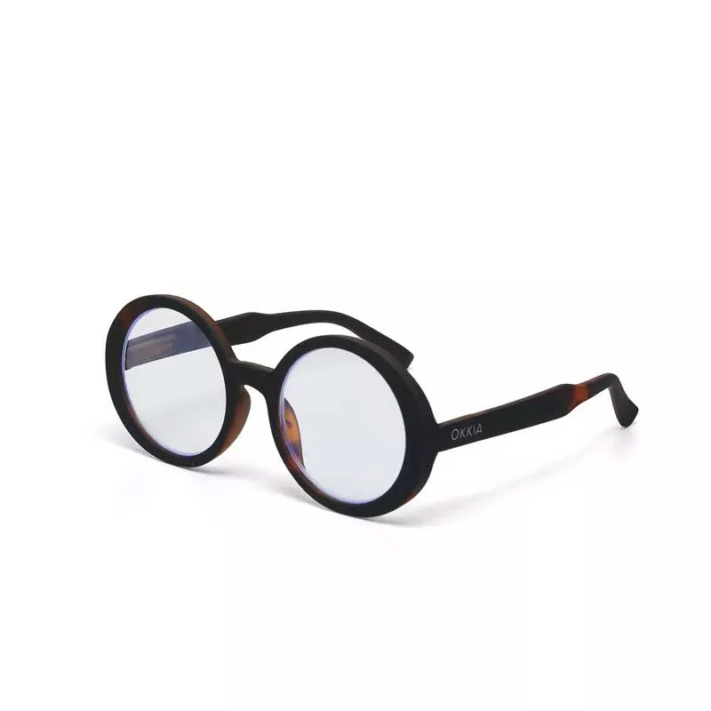 OCCHIALE DA LETTURA MODELLO LAURA COLORE HAVANNA GRAD.+3.00 OKKIA
