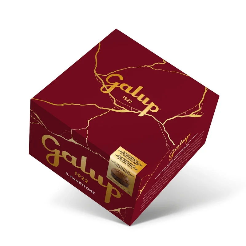 PANETTONE GALUP CON CILIEGIE CANDITE FARCITO CON CREMA PASTICCERA 900G