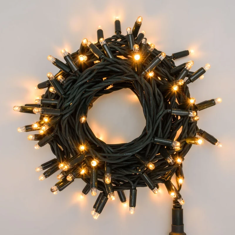 LUCI DI NATALE COLLEGABILI 120 MAXILED FLASHLED BIANCO CALDO 1,5+10M