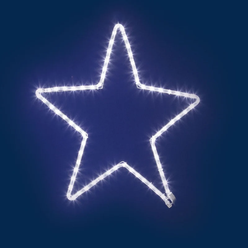 STELLA IN TUBO LUMINOSO 72 LED CON FLASHLED DIAMOND 60CM