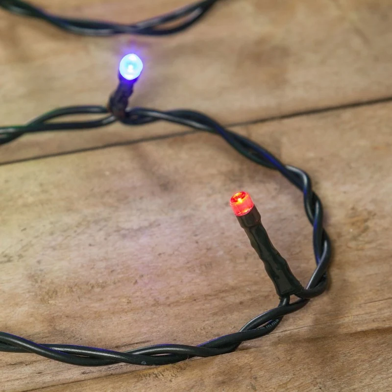 LUCI DI NATALE 20 LED REFLEX MULTICOLOR 1,5+2M