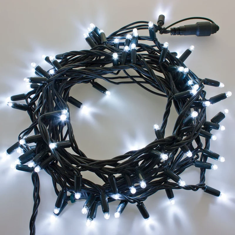 LUCI DI NATALE COLLEGABILI 120 MAXILED BIANCO FREDDO 1,5+10M