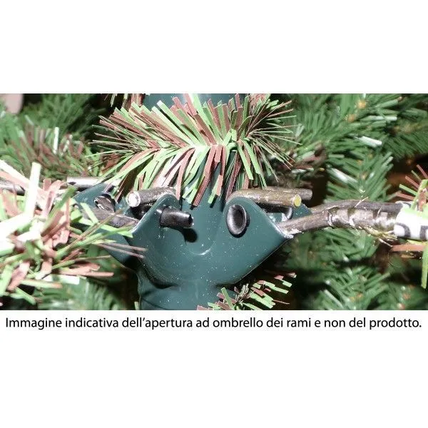 ALBERO DI NATALE GALLOWAY 210CM PREILLUMINATO CON 4000 LED