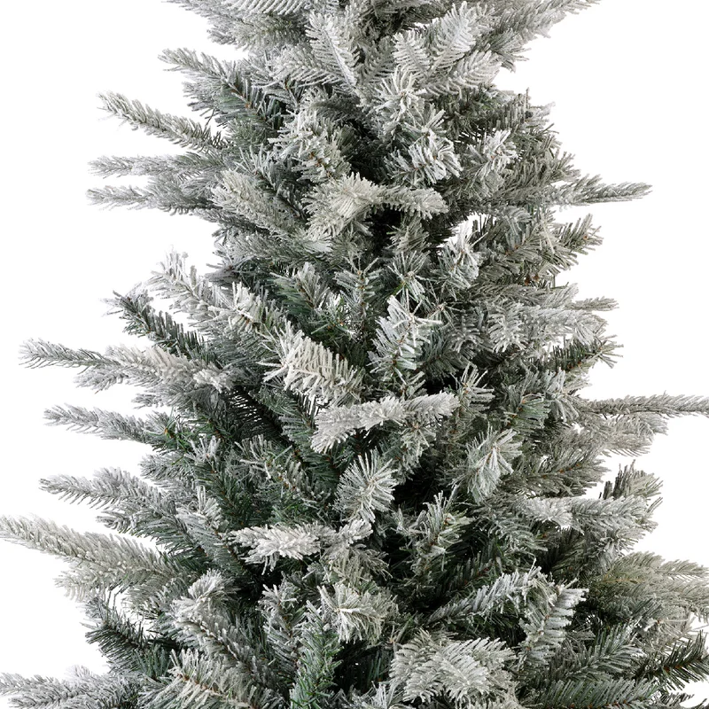 ALBERO DI NATALE VERMONT VERDE EFFETTO GHIACCIATO 150CM