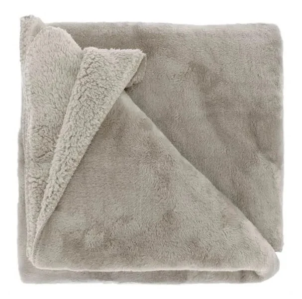 COPERTA PLAID TORVAH 150X200CM GRIGIA