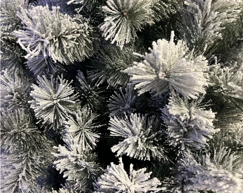 ALBERO DI NATALE DES ALPES 270CM INNEVATO FLOCCATO