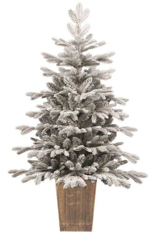 PINETTO INNEVATO FLOCCATO 120CM IN VASO
