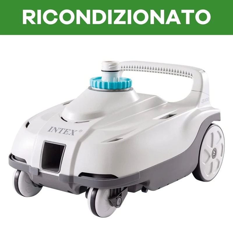 RICONDIZIONATO - ROBOT PULITORE AUTOMATICO ZX100 PER PISCINE FUORI TERRA, PER POMPE FILTRO FLUSSO 6056-13248 L/H