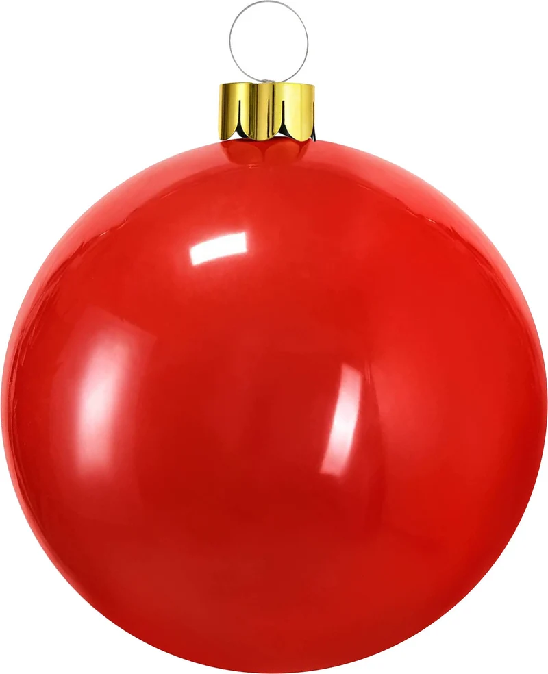 PALLINA DI NATALE GONFIABILE 45CM ROSSO