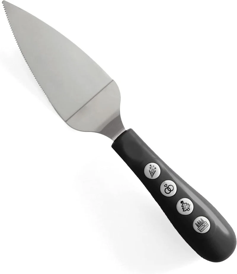 COLTELLO DA TORTA MUSICALE NERO