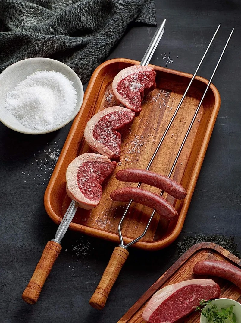 SPIEDO PER BARBECUE 75CM IN LEGNO