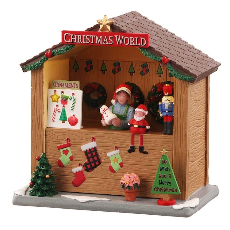 VENDITORE DI ARTICOLI NATALIZI - CHRISTMAS WORLD BOOTH