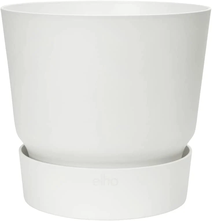 VASO GREENVILLE ROUND 16CM WHITE