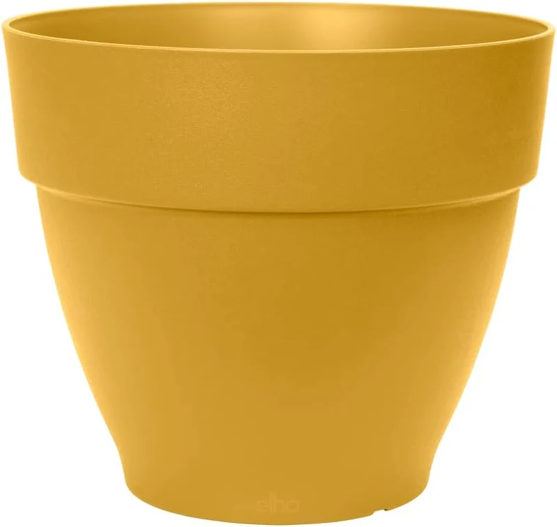 VASO VIBIA CAMPANA ROUND 35CM HONEY YELLOW