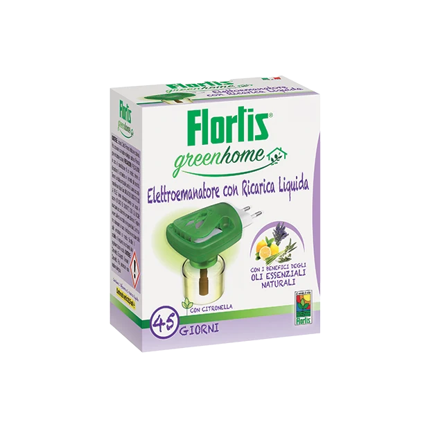 GREENHOME OLI ESSENZIALI NATURALI 1 ELETTROEMANATORE + 1 RICARICA LIQUIDA