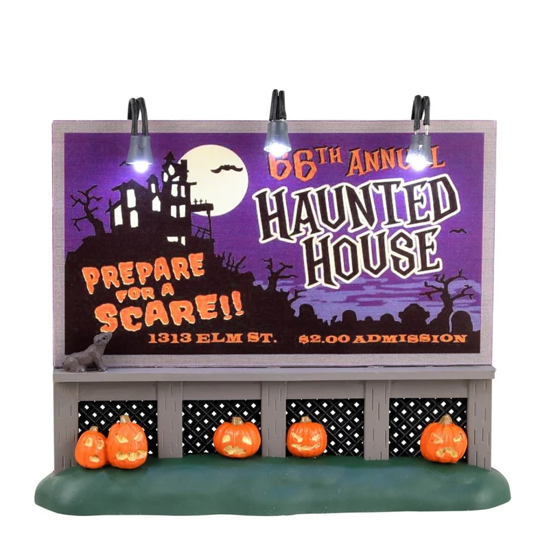 Haunted House Billboard - LEMAX COD. 34075