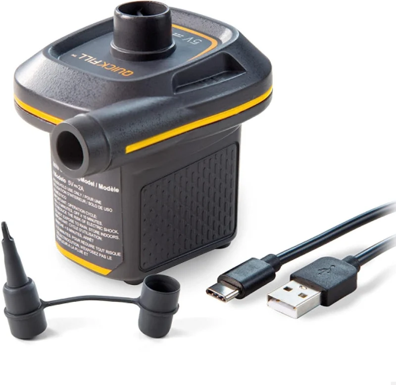 POMPA A BATTERIA GONFIAGGIO SGONFIAGGIO USB QUICKFILL MINI