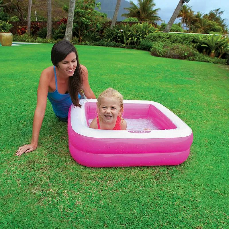 PISCINA BABY QUADRATA 86X86X25CM COLORI ASSORTITI
