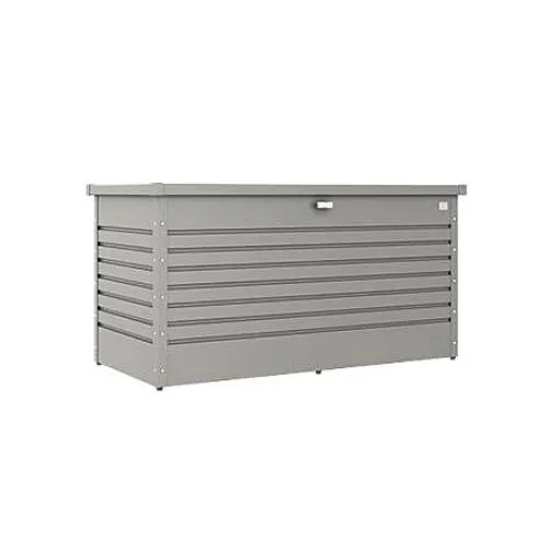 BAULE DA ESTERNO 130CM GRIGIO QUARZO METALLIZZATO