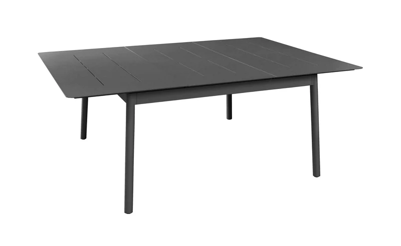 OFFERTA TAVOLO DUBLINO ALLUNGABILE 140/200X140 GRAFITE +8 POLTRONE DELIA GRAFITE