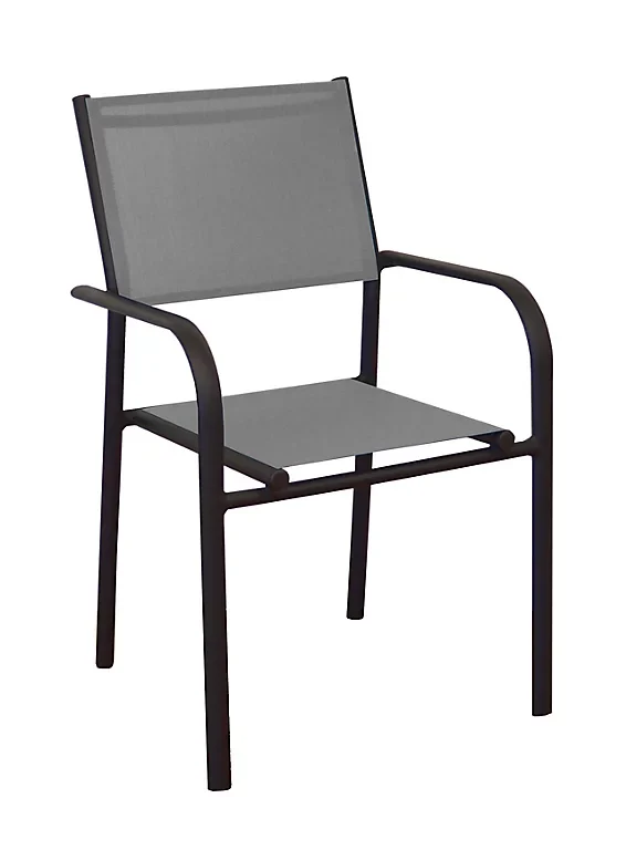 OFFERTA TAVOLO AGRA ALLUNGABILE 150/200/250X90 GRAFITE +4 POLTRONA DUCA GRAFITE/PERLA