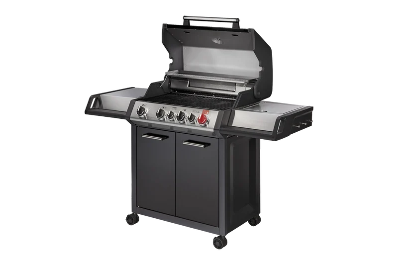 BARBECUE A GAS MONROE BLACK PRO 4 IK TURBO