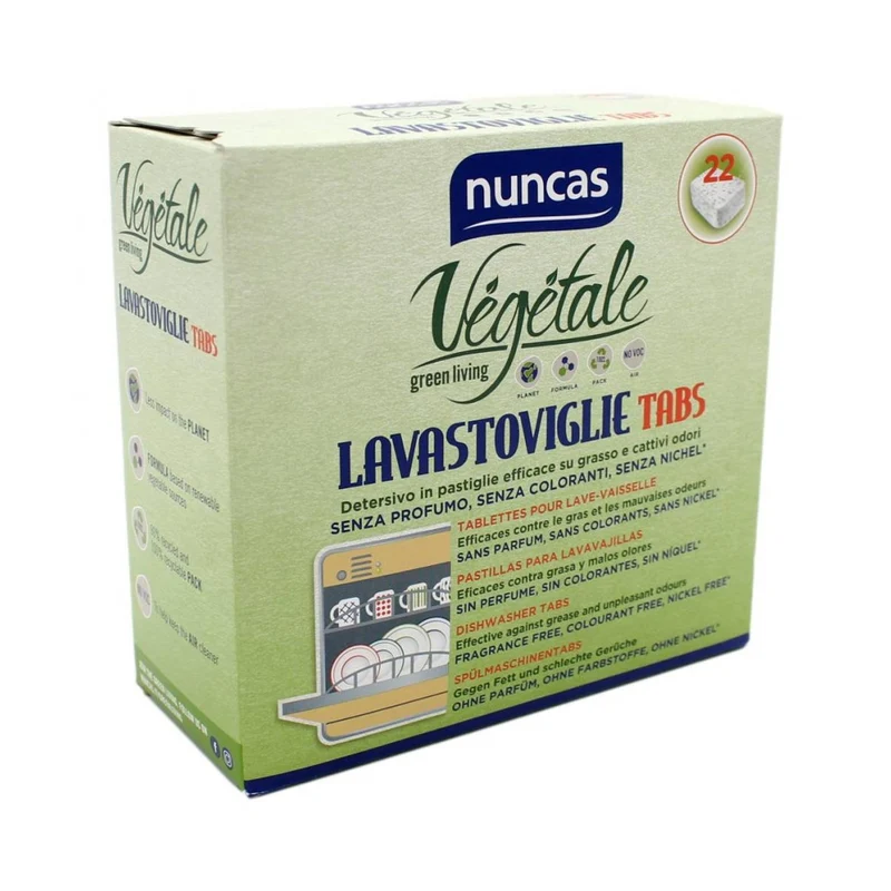 VEGETALE DETERSIVO IN PASTIGLIE PER LAVASTOVIGLIE 22 TABS