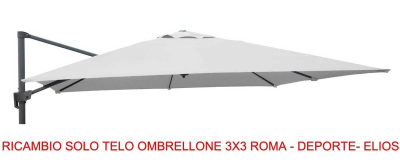 RICAMBIO TELO ECRU PER OMBRELLONE ROMA DEPORTE ELIOS 3X3