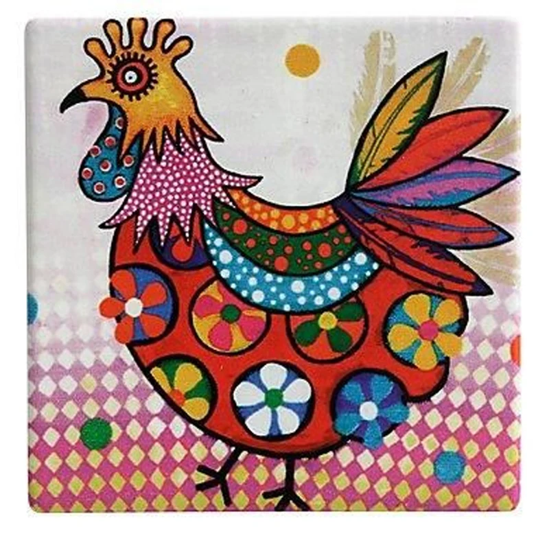 SOTTOBICCHIERE SMILE STYLE GALLO 9CM