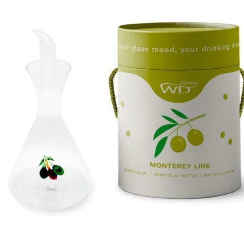 OLIERA IN VETRO BOROSILICATO OLIVE 250ML LINEA MONTEREY