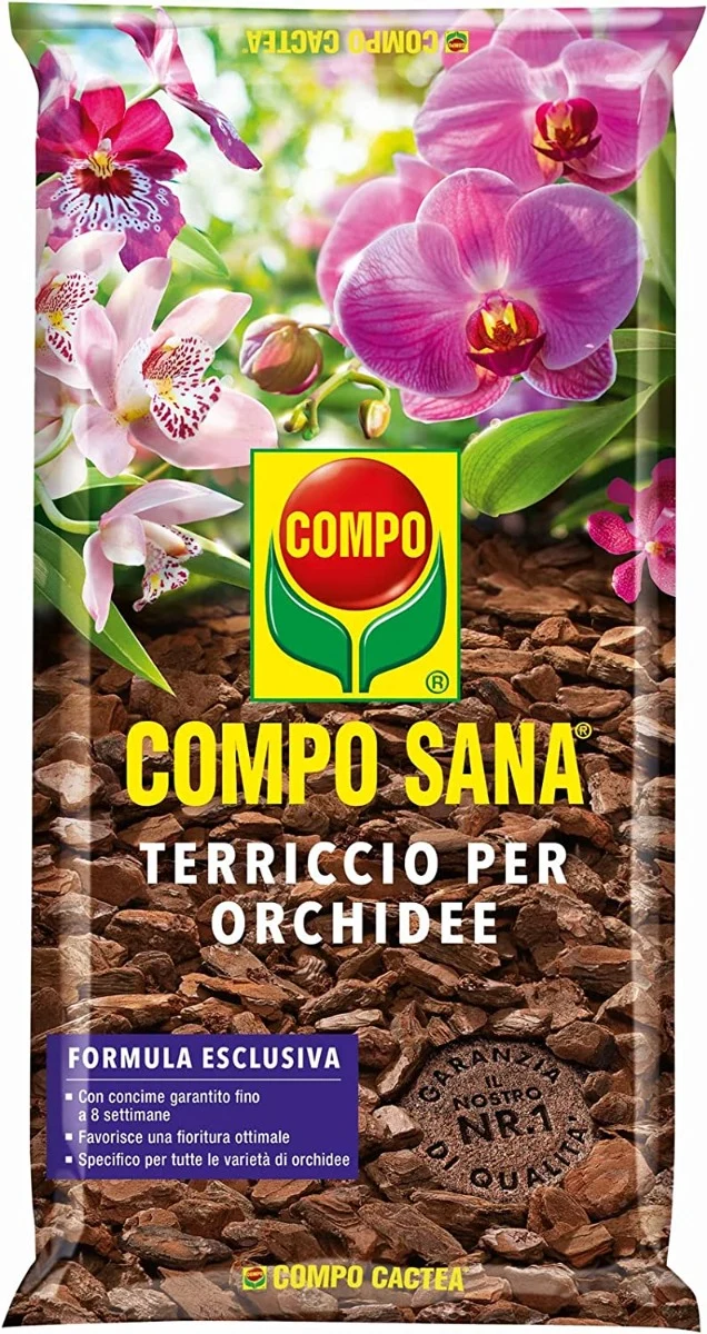 TERRICCIO PER ORCHIDEE SACCO 2,5 LT COMPO CACTEA