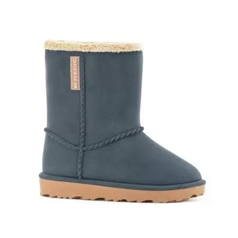 STIVALI INVERNALI IMPERMEABILI DA BAMBINO TG. 34/35 BLU MARINE