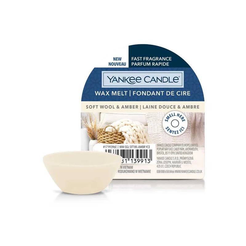 CERA DA FONDERE WAX MELT SOFT WOOL & AMBER