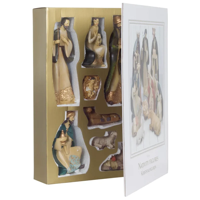 NATIVITÀ COMPLETA CON RE MAGI H 35 CM 10PZ