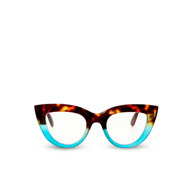 OCCHIALE MODELLO GATTO LITE SOFT TOUCH HAVANA BLUE GRADAZ. 1.00