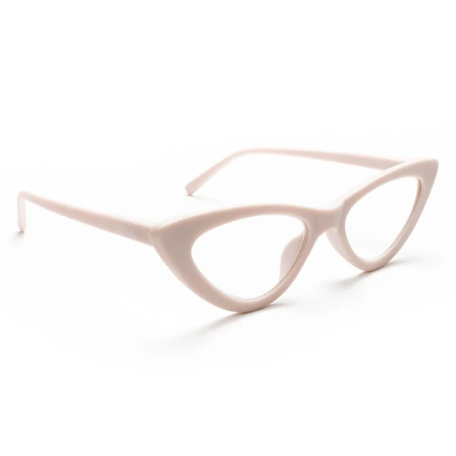 OCCHIALE DA LETTURA A GATTO 3.00 BIANCO - CAT EYE