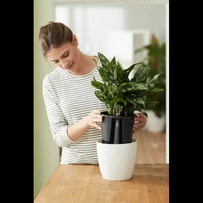 SISTEMA DI AUTOIRRIGAZIONE SELF-WATERING INSERT 28CM LIVING BLACK