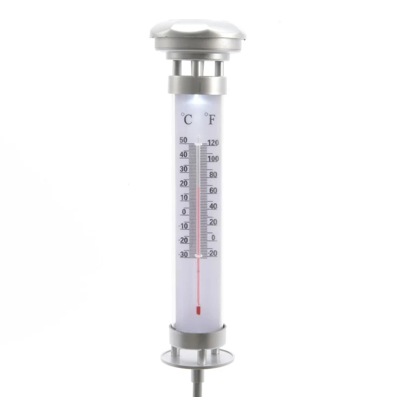 TERMOMETRO SOLARE A LED 56,5CM