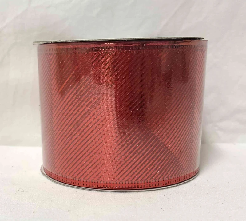 NASTRO NATALIZIO 6,3X270CM ROSSO