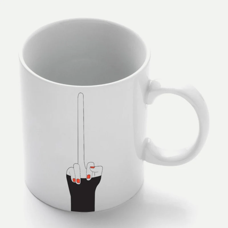 TAZZA MUG MIDDLE FINGER 300ML