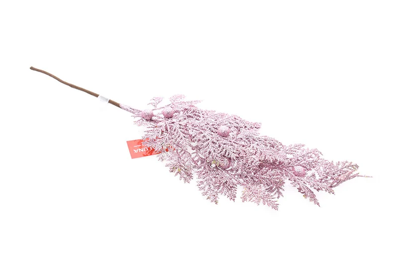 RAMO CON GLITTER 58CM ROSA