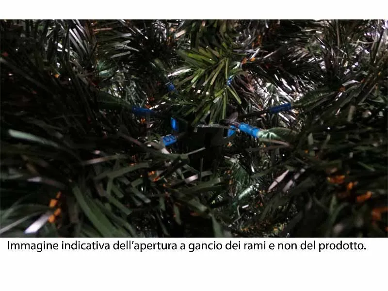 ALBERO DI NATALE AUGUSTA 150CM VERDE