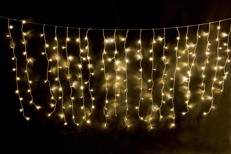 TENDA 500 LED BIANCO CALDO CON GIOCHI DI LUCE 5X1M IP44