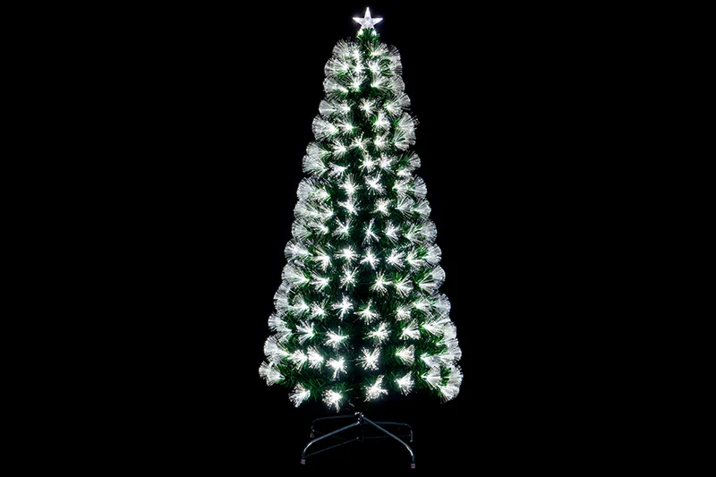 ALBERO DI NATALE LUMINOSO 225 LED BIANCO FREDDO H180CM