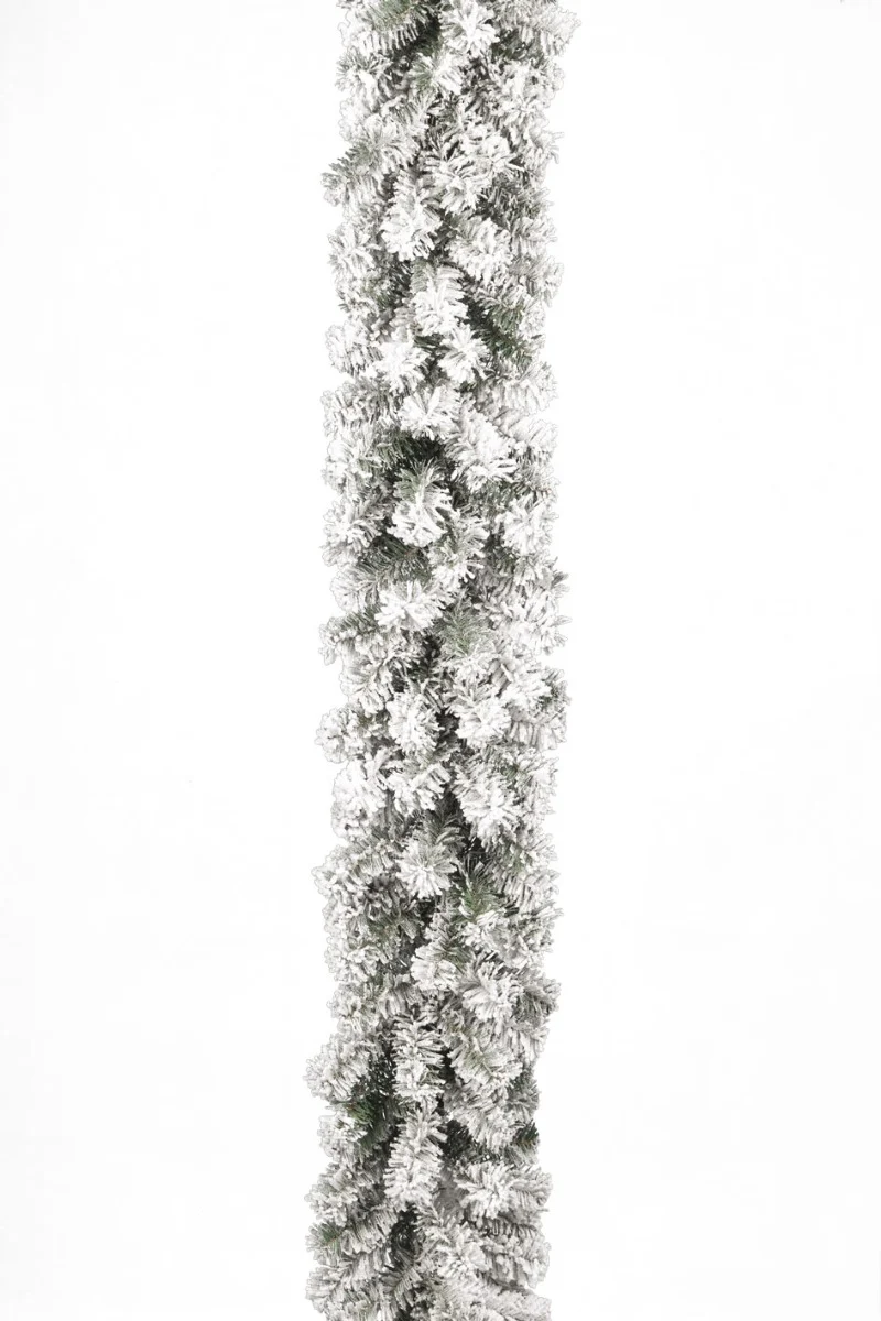 GHIRLANDA BOA INNEVATA CON PIGNE H270CM Ø25CM